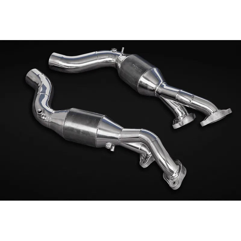 Catalizzatori sportivi 250 celle in acciaio inox con protezione termica Capristo Ferrari Enzo 2002-2004 02FE04503005