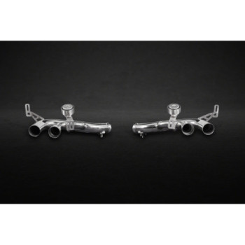 Système d'échappement complet en acier inoxydable avec valve Capristo Ferrari California Turbo 2014-2017 02FE08303001KS