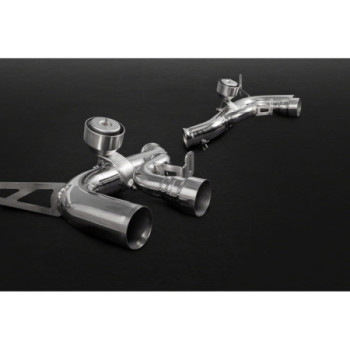 Stainless steel complete exhaust system with valve Capristo Ferrari California Turbo 2014-2017 02FE08303001KS
